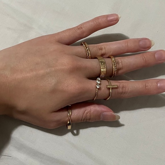 Set of 6 rings - Picture 2 of 3